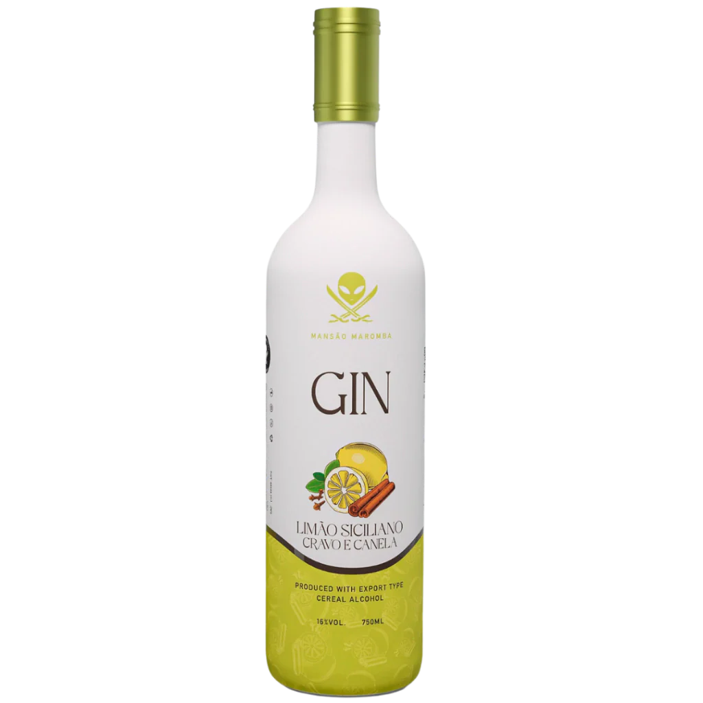 Gin Limão Siciliano Cravo e Canela 750mL (6 unidades)